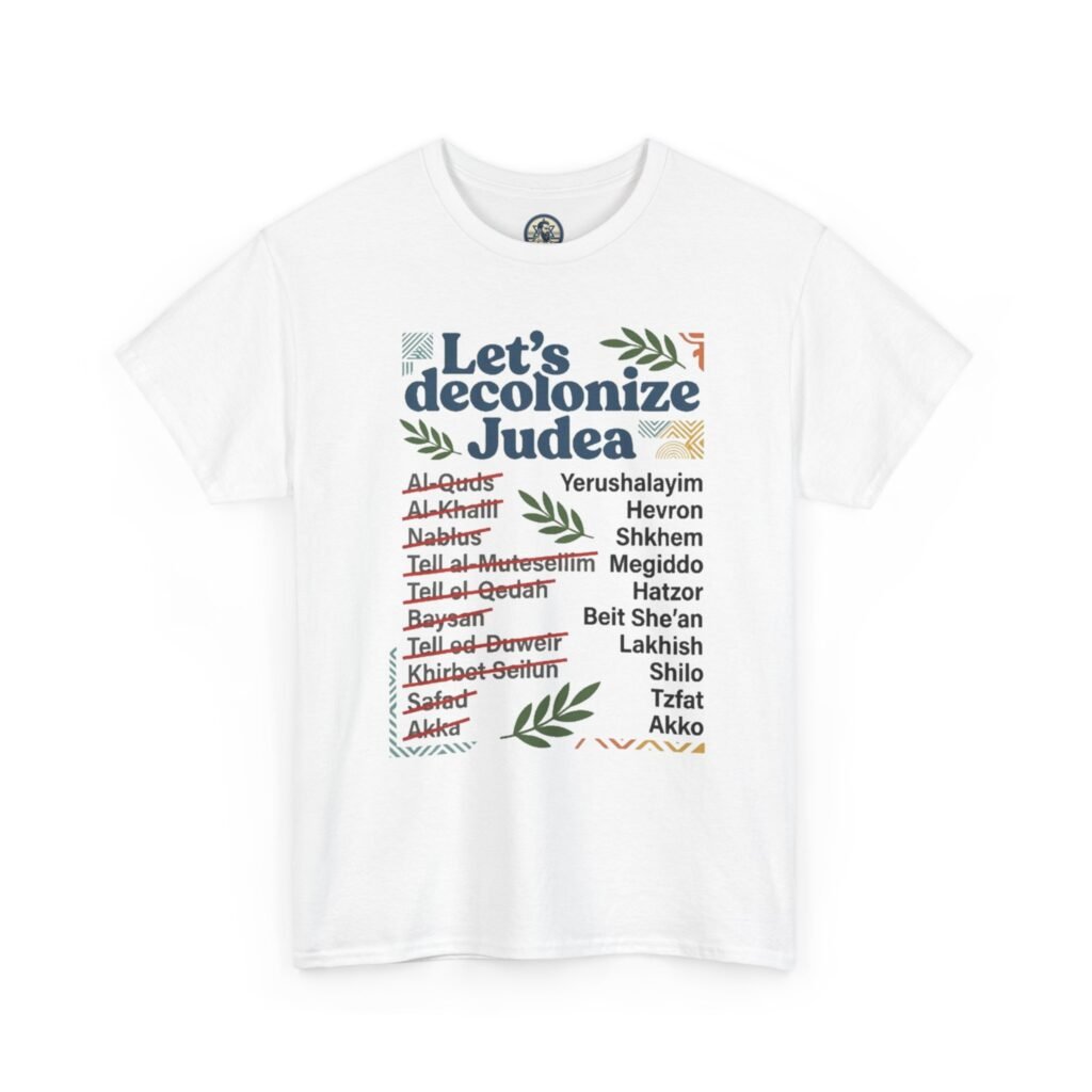 Let's Decolonize Judea T-Shirt