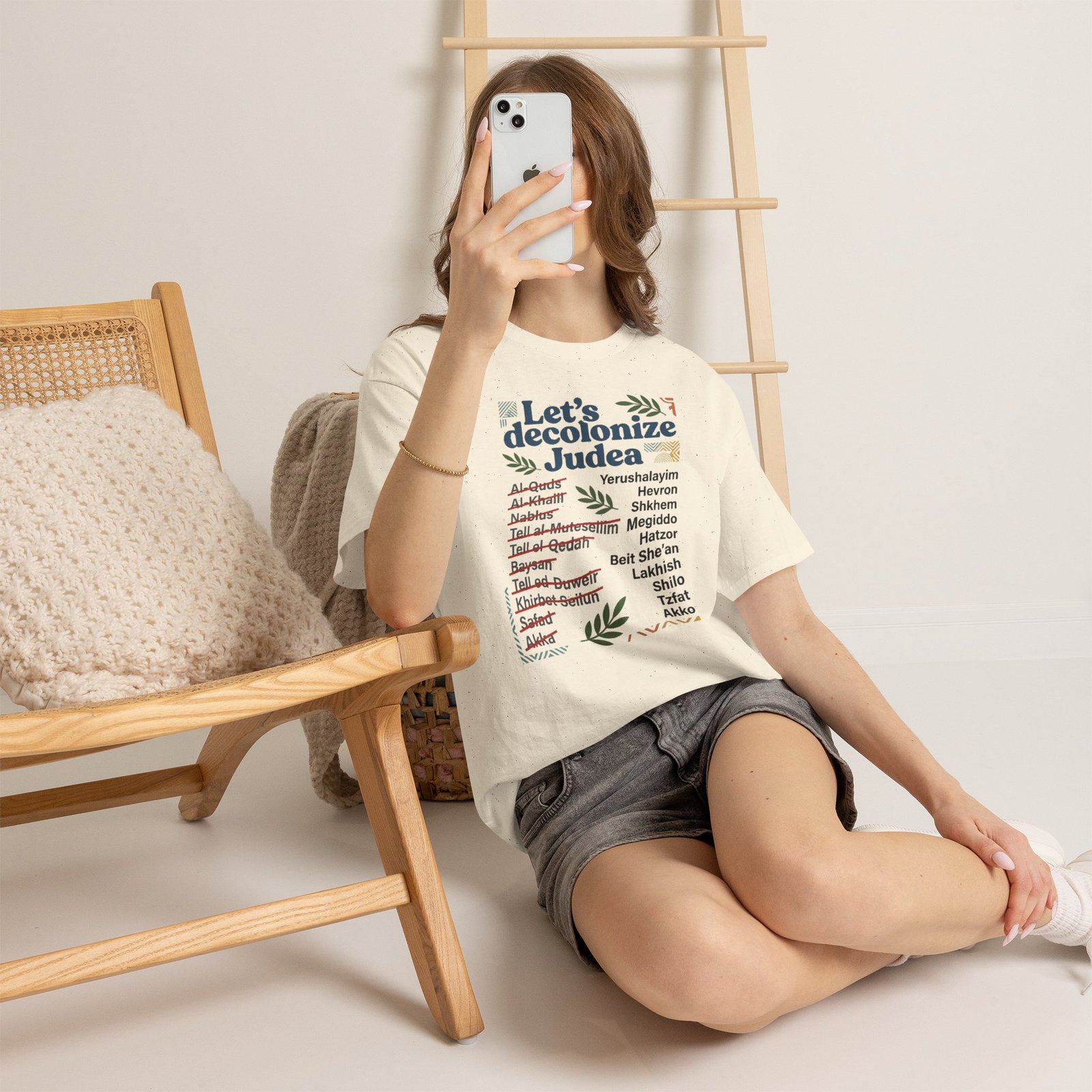 Let's Decolonize Judea T-Shirt - Image 17