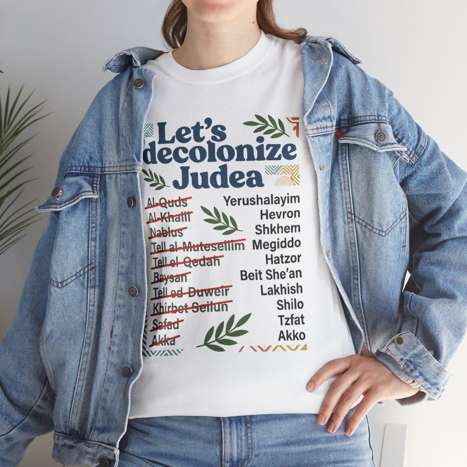 Let's Decolonize Judea T-Shirt - Image 6
